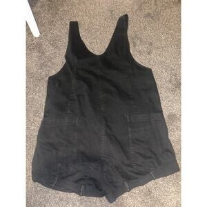 We The Free by FP High Roller Short Denim Overalls XL